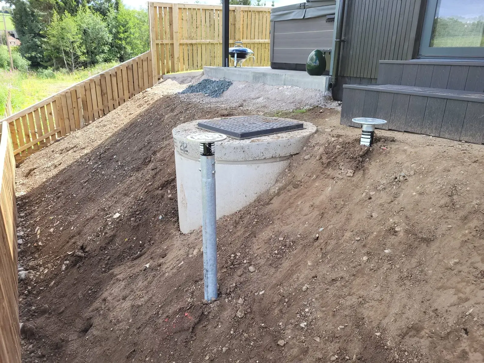 Foundation installed near mature tree roots without excavation